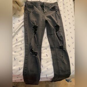Black ripped skinny Jeans